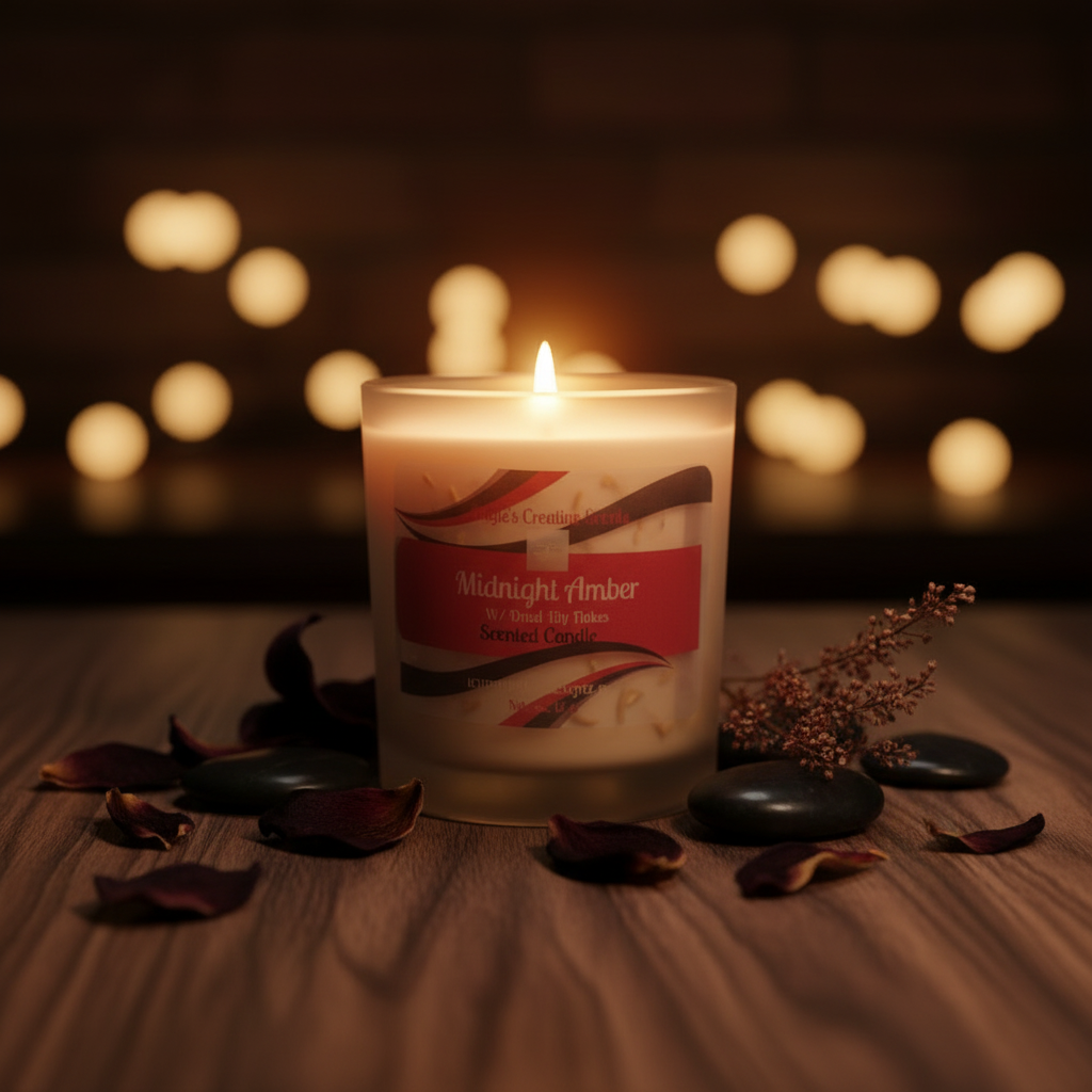 Midnight Amber Candle