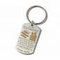 To My Husband Keychain