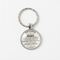To My Husband Keychain