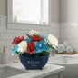 Bearclaw Tub Floral Decor (Navy Blue) image 0