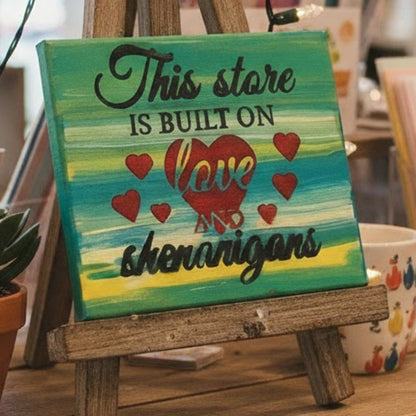 Love Lives Here Canvas