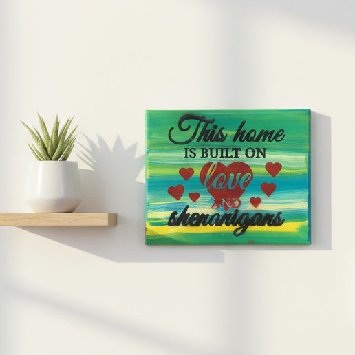 Love Lives Here Canvas