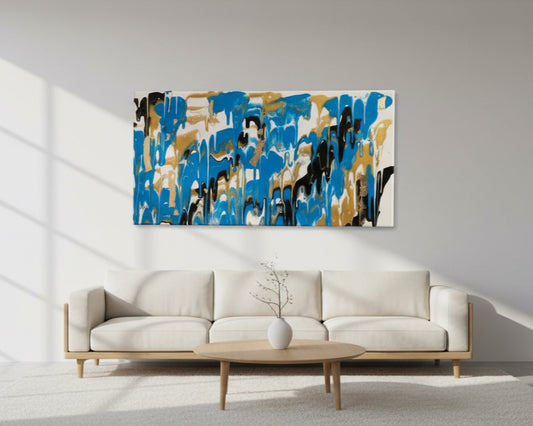 10x20 Pour Painting Canvas image 0