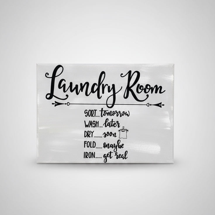 Laundry Room List Wall Decor