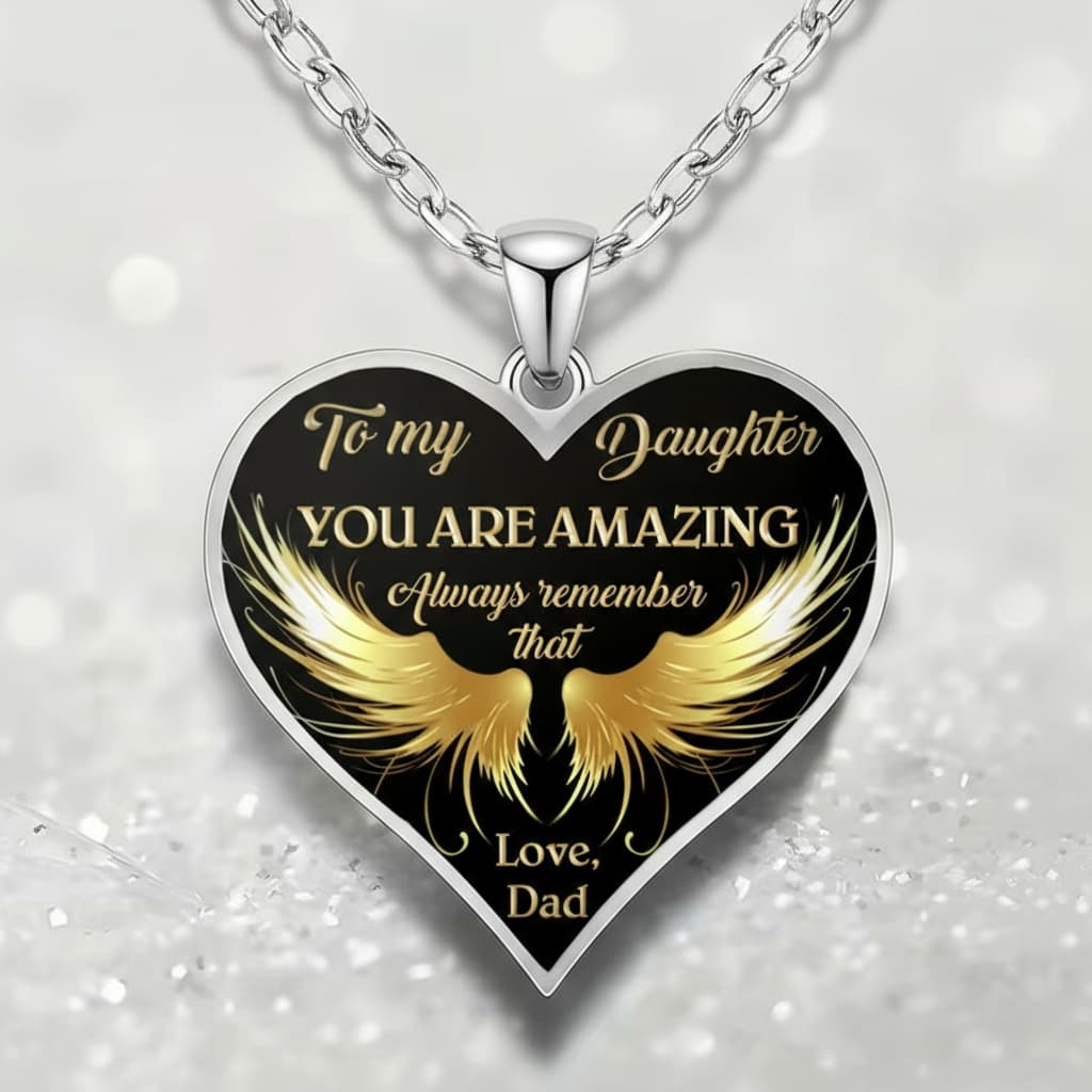 To My Daughter Necklace