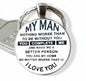 To My Man Keychain  image 0