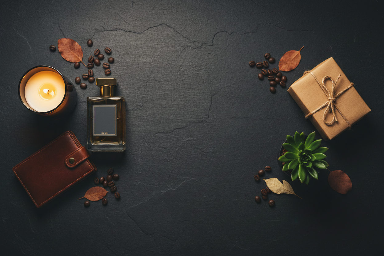 Flat lay gift set